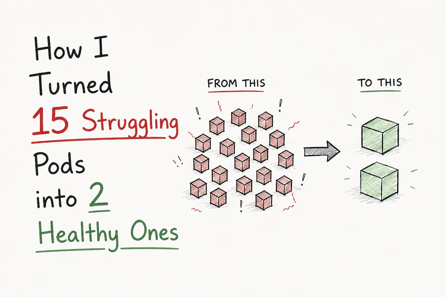 How I Turned 15 Struggling Pods into 2 Healthy Ones