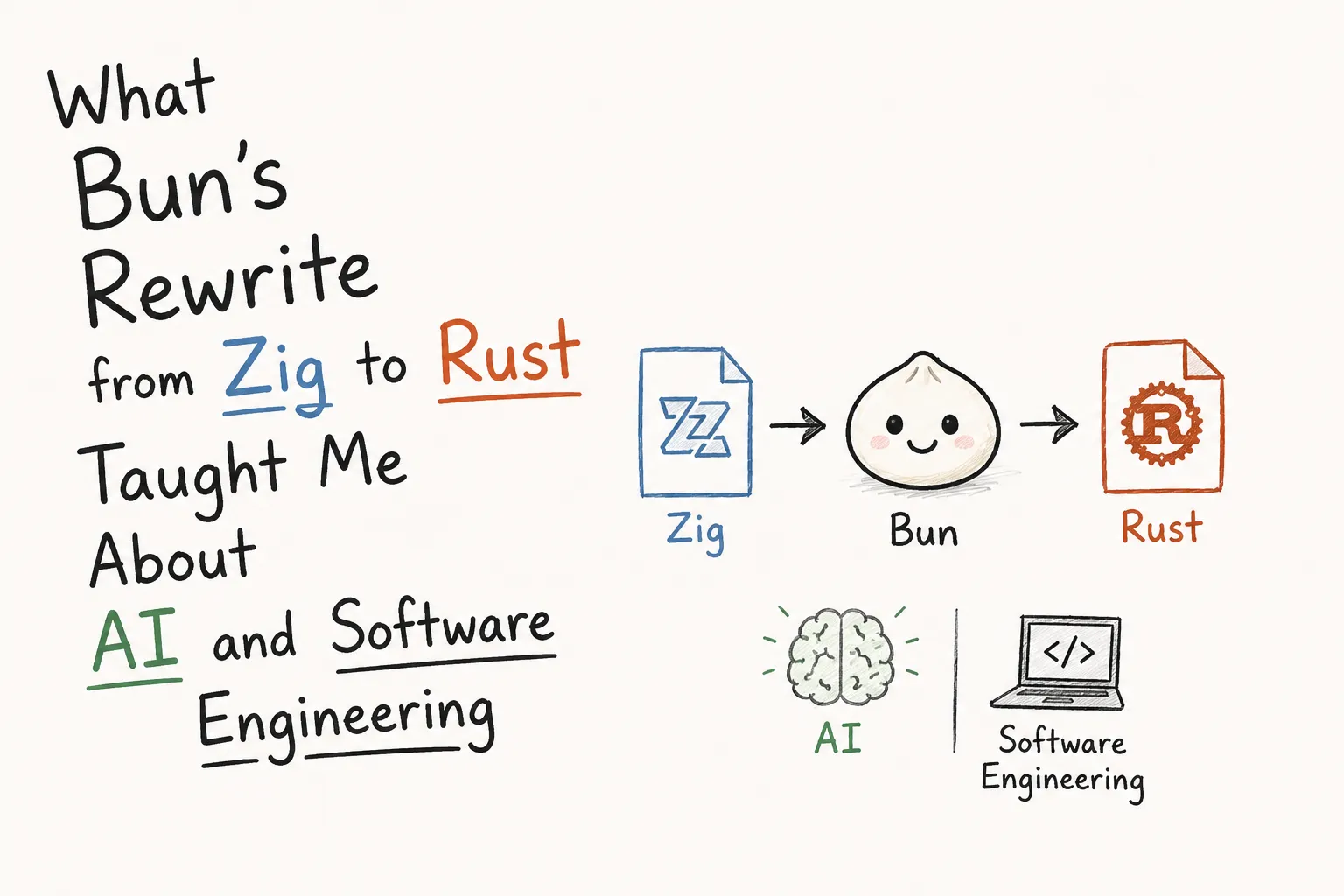 What Bun's Rewrite from Zig to Rust Taught Me About AI and Software Engineering